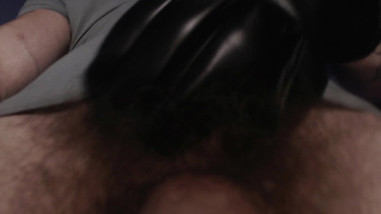 The Alpha with Leather Gloves Dominates