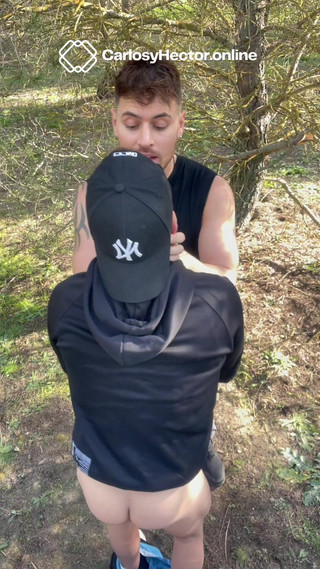 Outdoor Fuck and Cum Eating in the Fields