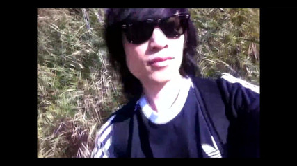 Jon Arteen Pissing Pee Outside. Twink Flirting in a Gay Cruising Park. Sexy Slim Boy in Adidas Sportwear