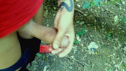 Close up Look at Dick, Urethral Meatus, Balls, Spit as Lube 1