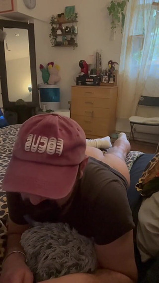 Fucking Myself with My New Dildo