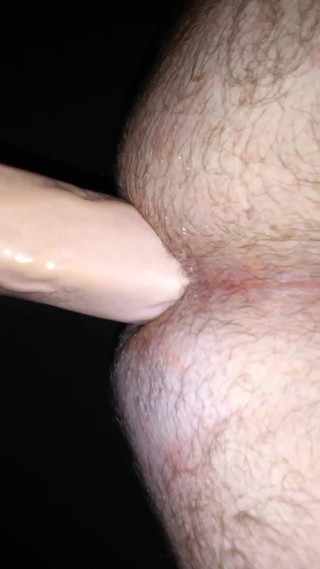 Monster 13.5 inch dildo balls deep