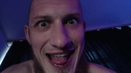 Dirty and Leather Stepdaddy, Fat Dick, Cum Shot, Feet, Spit