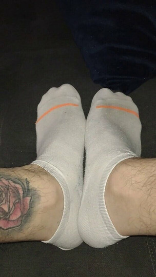 Big Feet Ready for You to Smell Them