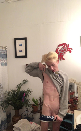 Skinny Teen Gets Naked and Shows off