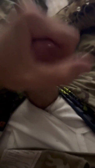 Us Army Soldier Jerks off in His Uniform and Cums on His Undies