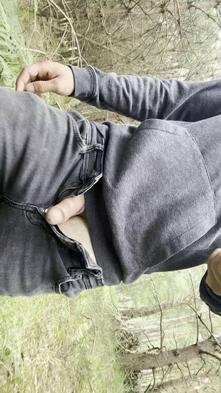 Publicboy18 young boy in pants flashes, strips and masturbates