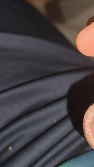 Extreme Precum From Rough Grandpa in Close up.