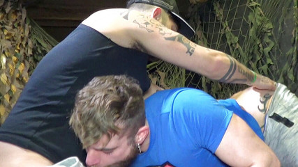 Issac Eliad fucked by Aday Traun in the backroom in France