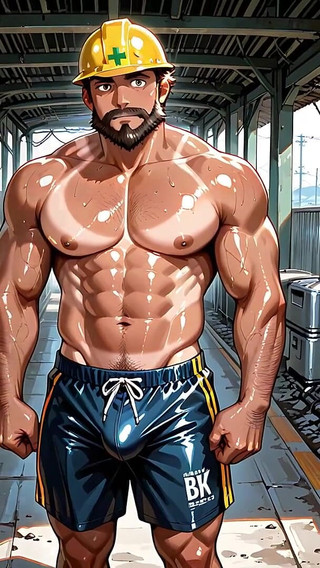 Ai Characters with Muscles Shirtless