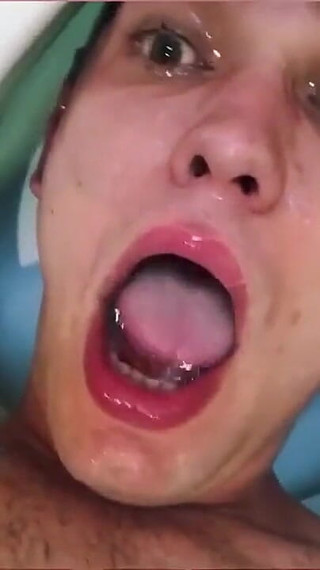 Cute Guy Pisses on Own Face While Head in Toilet Uses His Mouth as a Toilet Toilet Slave Dri