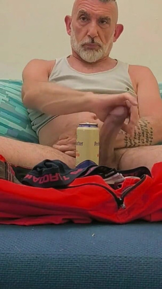 Mature Worker with Big Cock Gets Horny After a Week of Hard Work