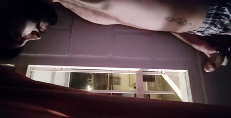 Playing a bit outside.