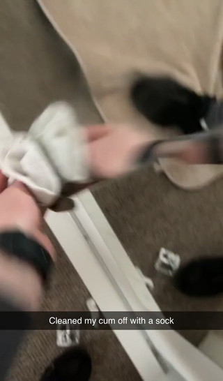 Who Would Buy That Sock Just Cleaned My Cum up with It