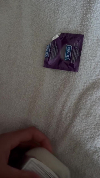 Jerking off in My Full Uniform with a Toy Wearing a Condom to Fill for a Follower!