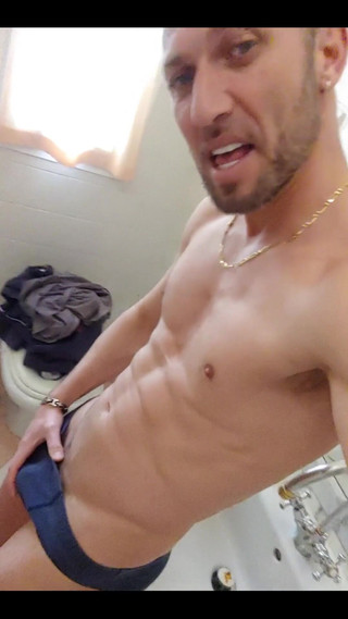 Jerking off in the Bathroom
