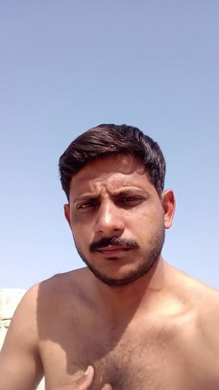 Handsome Man Enjoing His Body in Sunshine