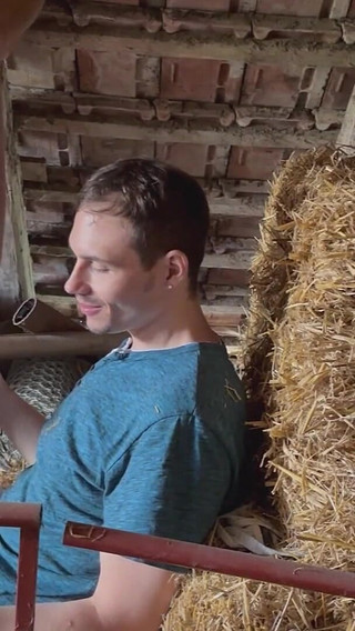 Mike Visits the Straight Married Farmer and He Fucks His Face in the Barn Until He Cums on His Face -5th Visit-