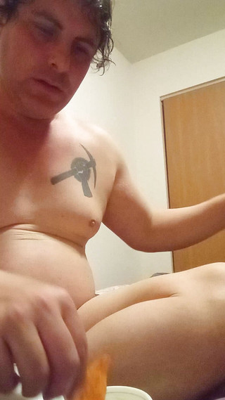 Eating Doritos and Drinking Tea Naked