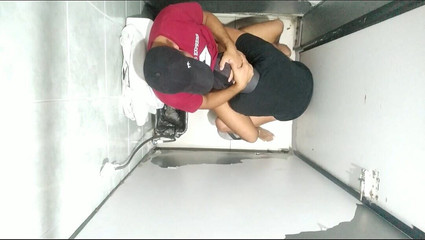 Bareback Breeding in Public Bathroom - Part 1