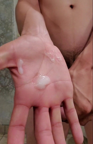 Up Close Cumshot 20 Solo Skinny Guy